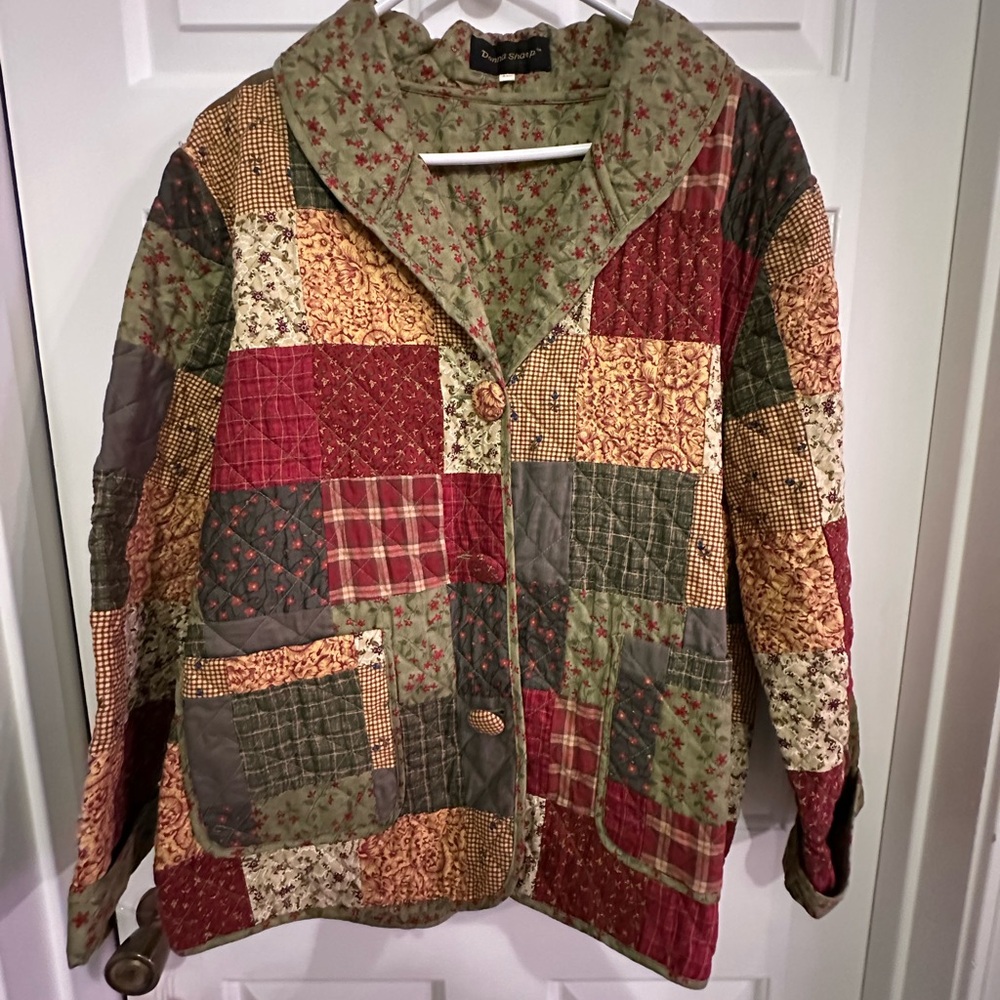 Patchwork Quilted Blazer